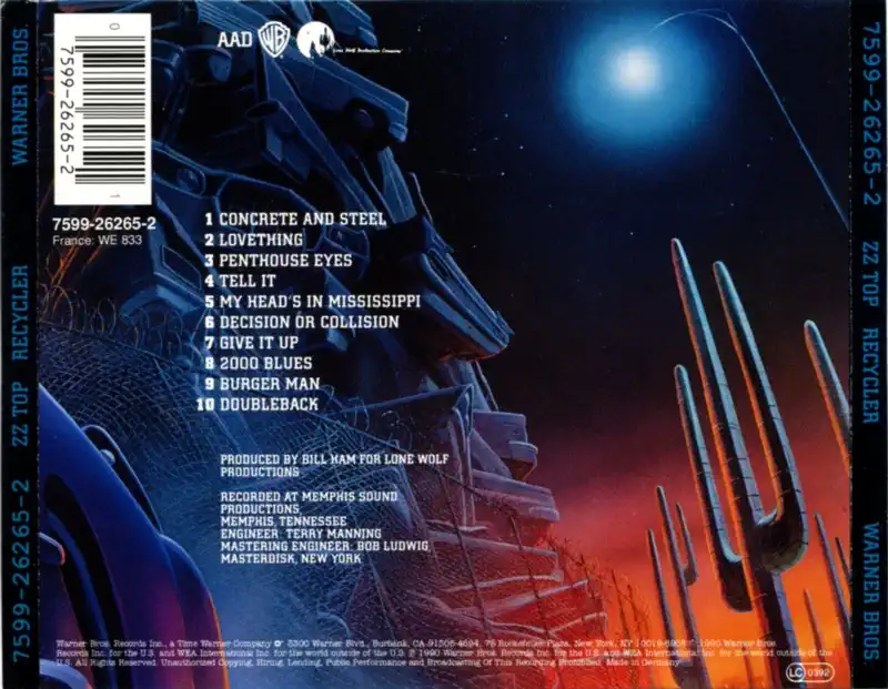 ZZ Top - Recycler - CD /plast/