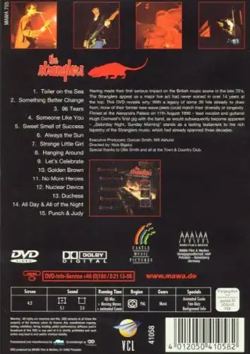 The Stranglers - Live At Alexandra Palace - DVD /plast/