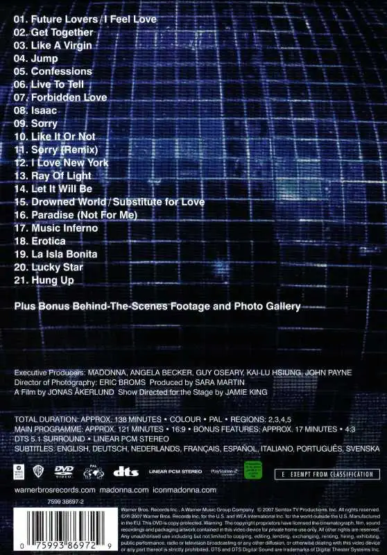 Madonna - The Confession Tour - DVD /plast/