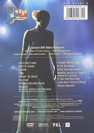 Jennifer Lopez - Let's Get Loud - DVD /plast/