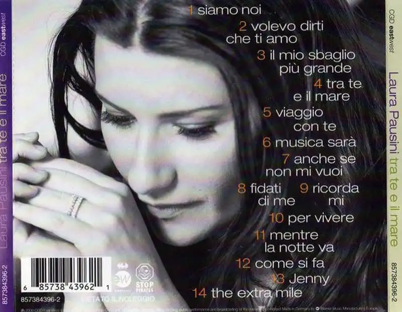 Laura Pausini - Tra te e il mare - CD /plast/