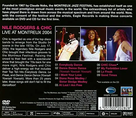 Nile Rodgers & Chic - Live At Montreaux 2004 - DVD /plast/