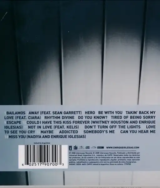 Enrique Iglesias - Greatest Hits - CD /plast/ bazarové zboží 