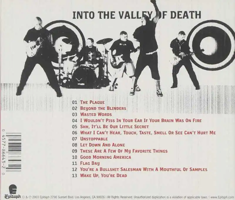 Death by Stereo - Into the Valley of Death - CD /plast/