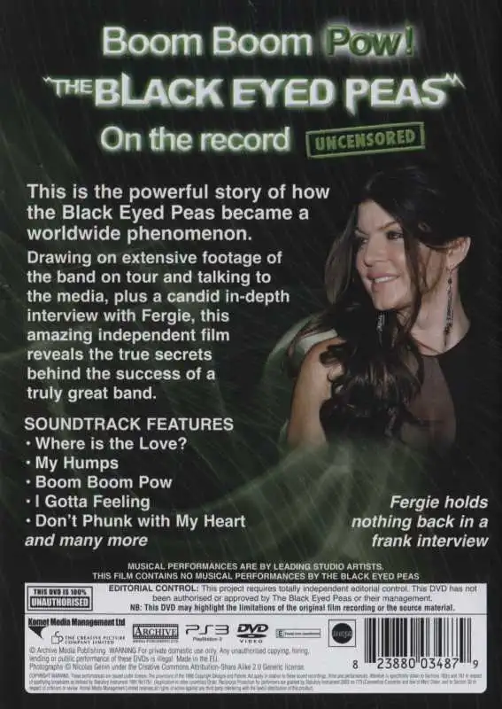 The Black Eyed Peas - On The Record - DVD /plast/