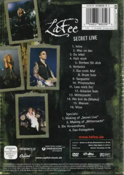 La Fee - Secret Live - DVD /plast/