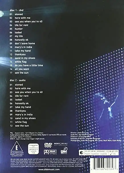 Dido - Live At Brixton Academy - DVD+CD /digipack/