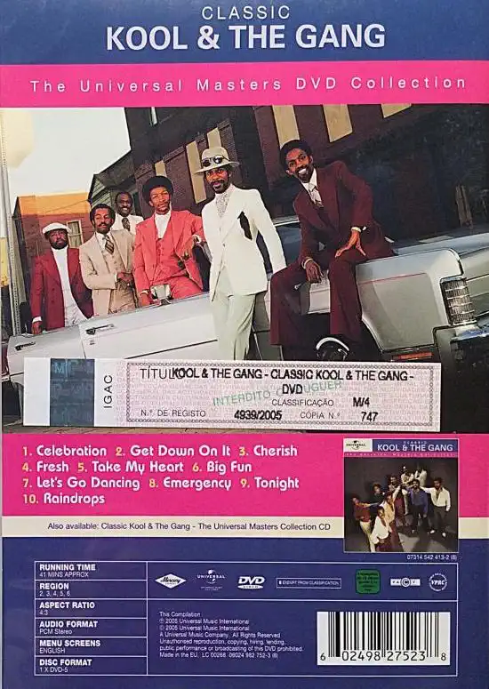 Classic Kool & The Gang - The Universal Masters DVD Collection - DVD /slim/