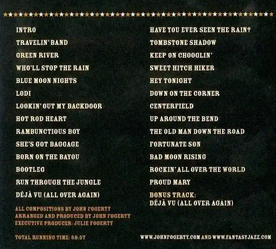 John Foggerty - The Long Road Home - In Concert - DVD /digipack/bazarové zboží/