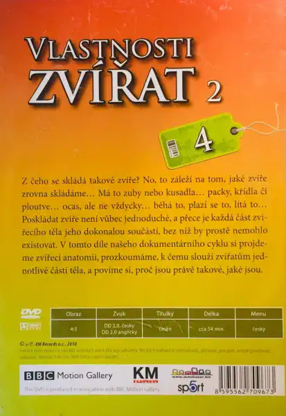 Vlastnosti zvířat 2 - díl 4 - DVD /plast/