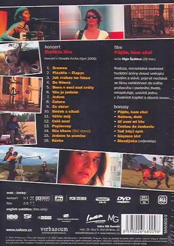 Radůza - Půjdu, kam chci - Koncert & Film - DVD /plast/