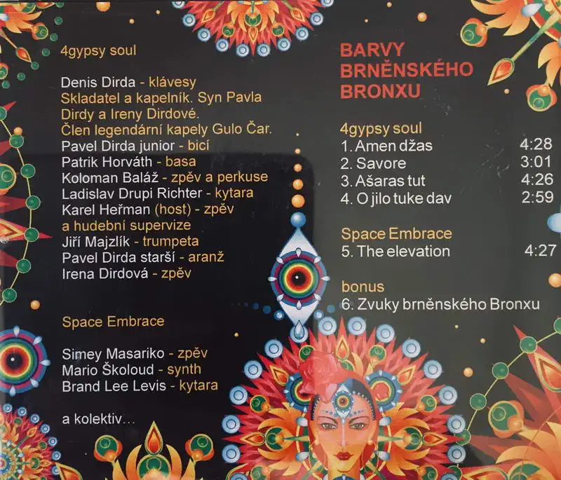 4Gipsy Soul & Space Embrace - Barvy brněnského Bronxu - CD /plast/