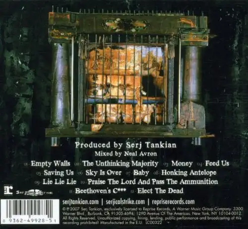 Serj Tankian - Elect the Dead - CD /digipack malý/
