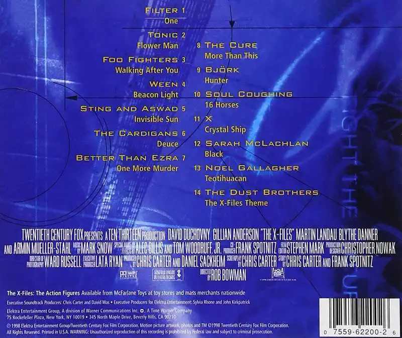 The X-Files - The Album - CD /plast/