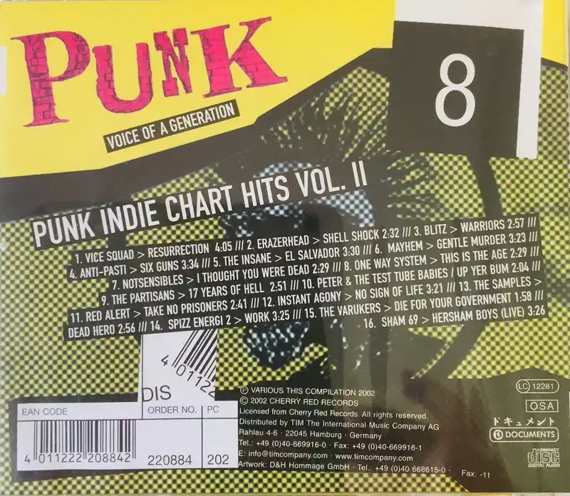 Punk - Voice of Generation - Vol. II - CD /plast/