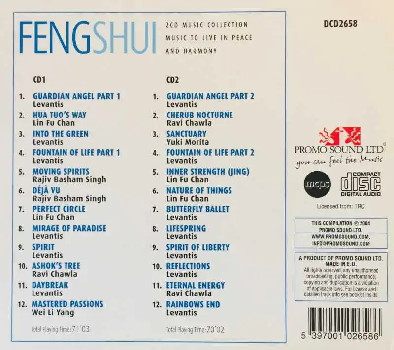 Fengshui - Music Collection - 2xCD /plast v šubru/