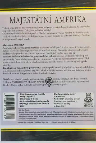 Vyhlídková plavba napříč světadíly - Majestátní Amerika - DVD /plast/