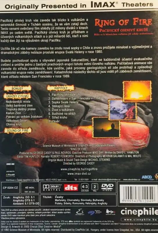 Ring of Fire - Pacifický ohnivý kruh - DVD /plast/