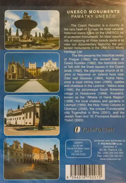 Unesco Monuments - Památky Unesco - DVD /plast/