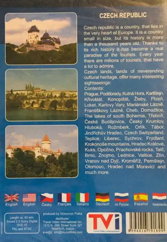 Czech Republic - The Heart of Europe - DVD /plast/