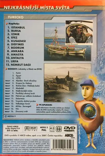 Nejkrásnější místa světa - Turecko - DVD /plast/
