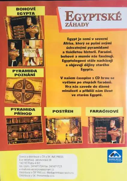 Svět her - Egyptské záhady - PC hra /plast/