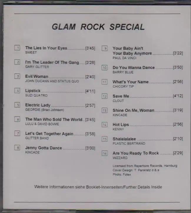 Glam rock - CD
