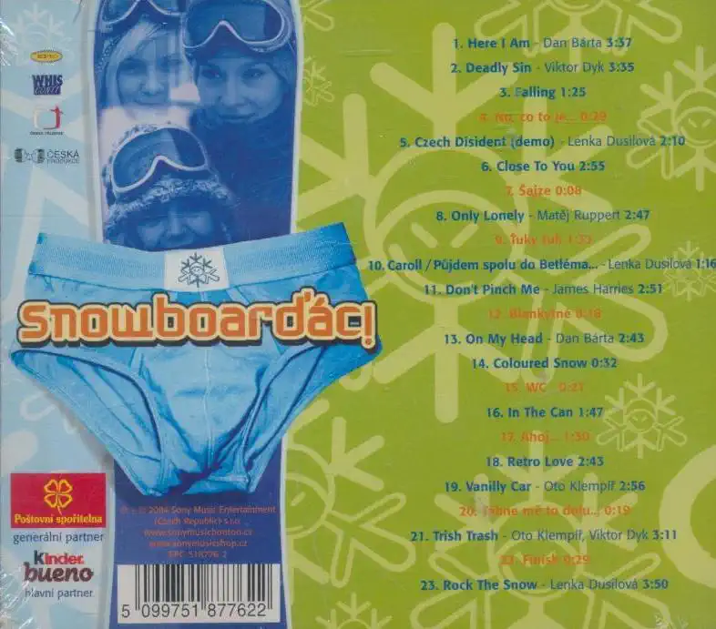 Snowboarďáci - CD /plast/