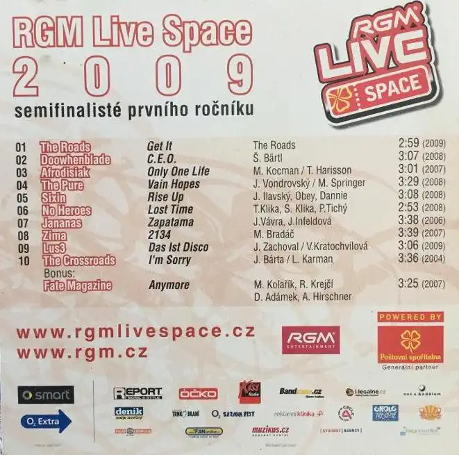 RGM Live Space 2009 - CD /pošetka malá/