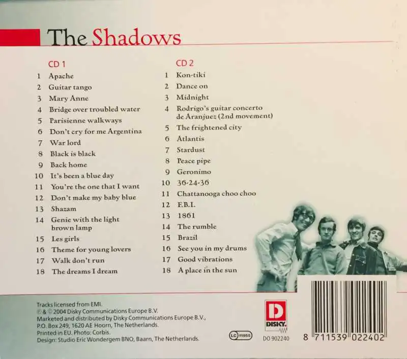 The Shadows - Simply teh Best - 2xCD /plast v šubru/
