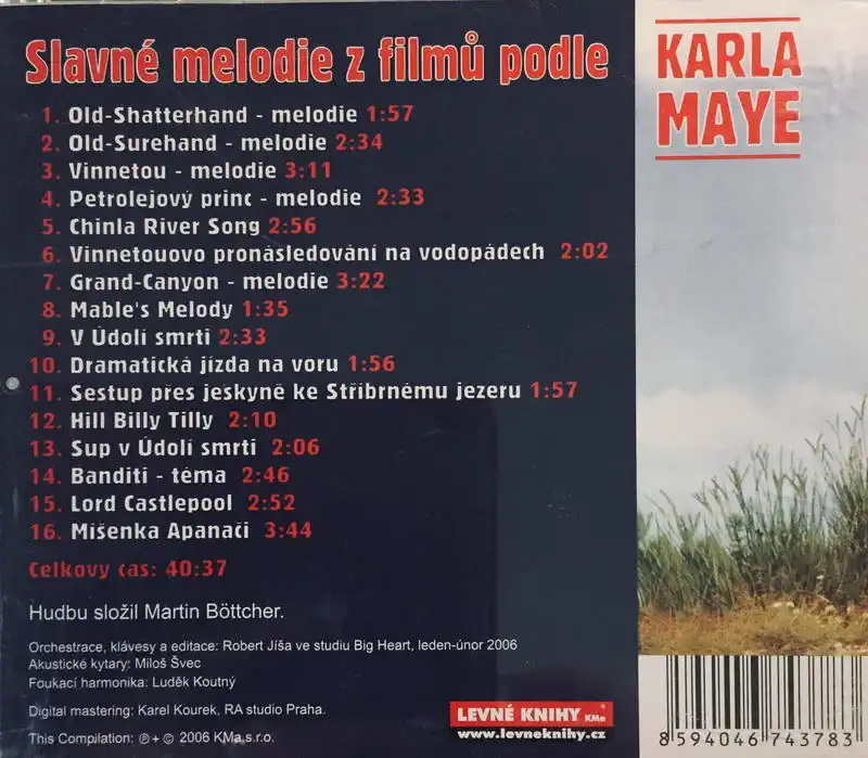 Slavné melodie z filmů Karla Maye - CD /plast/
