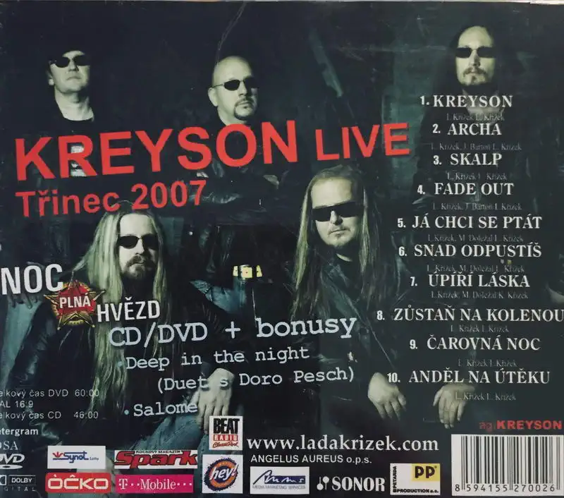 Kreyson Live - Třinec 2007 - CD+DVD /plast/