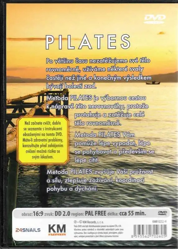 Pilates - Health and Fitness - DVD plast 