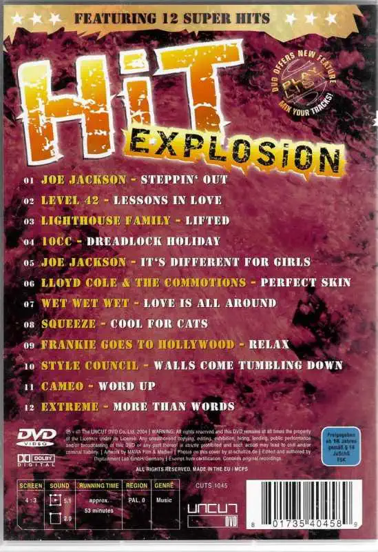 HIt explosion - DVD plast 