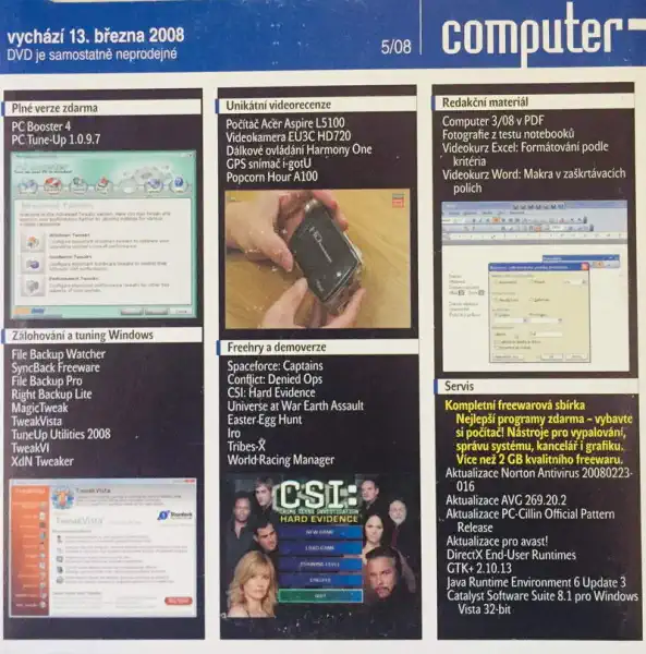 Computer 5/08 - DVD-ROM /pošetka malá/