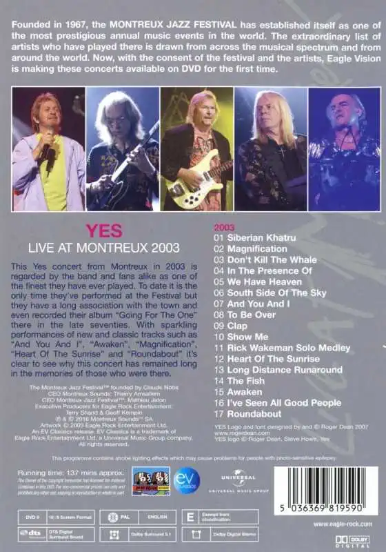 Live at Montreaux 2003 - DVD /plast/