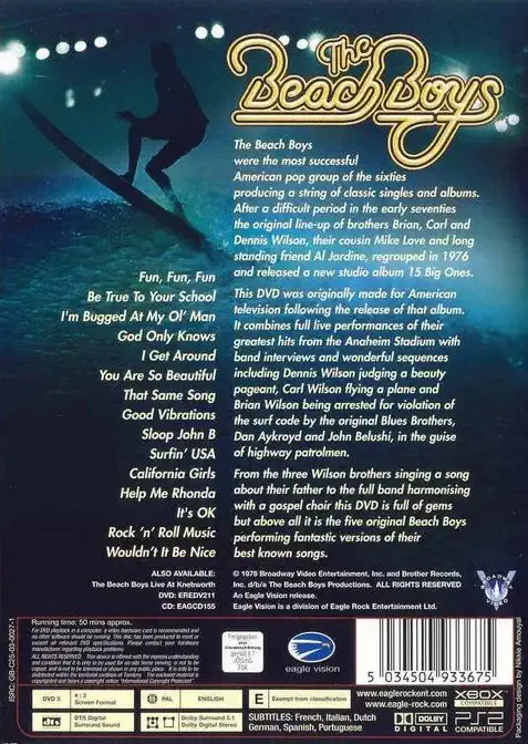 The Beach Boys - Good Vibrations Tour - DVD /plast/