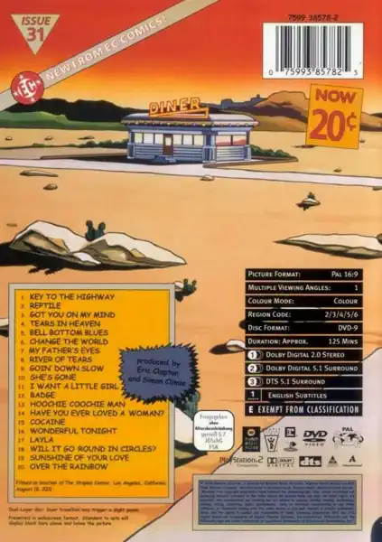 Eric Clapton - Live on Tour 2001 - DVD /plast/