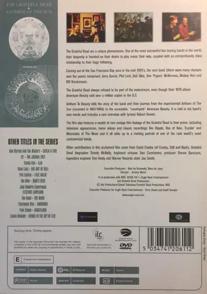 Grateful Dead - Anthem To Beauty - DVD /plast/