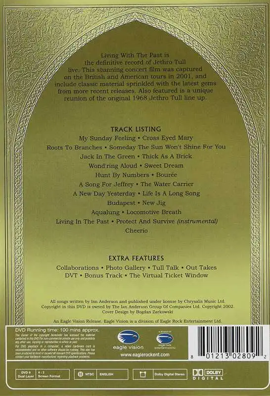 Jethro Tull - Living with the Past - DVD /plast/