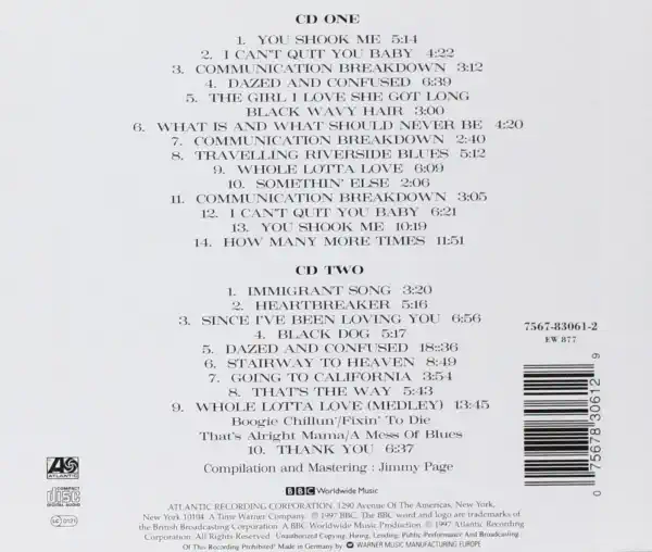 Led Zeppelin - Session - 2xCD /plast/