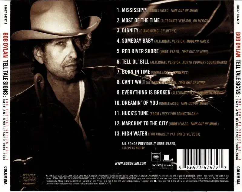 Bob Dylan - Tell Tale Signs - CD /plast/