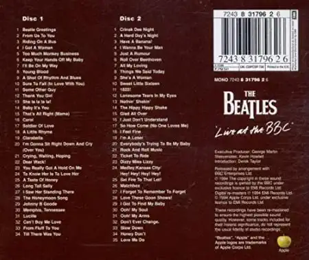 The Beatles - Live at the BBC - 2xCD /plast/