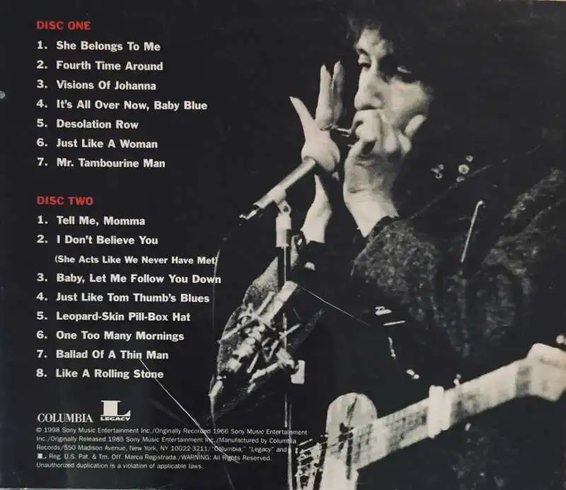Bob Dylan - Live 1966 - 2xCD /plast/bazarové zboží/