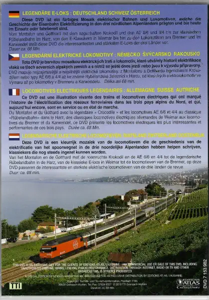 Legendary Electric Locomotives - DVD slim