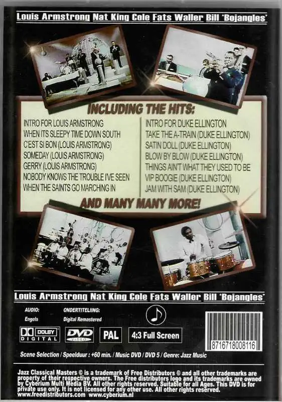 Jazz Classical Masters - Volume 3 - DVD plast