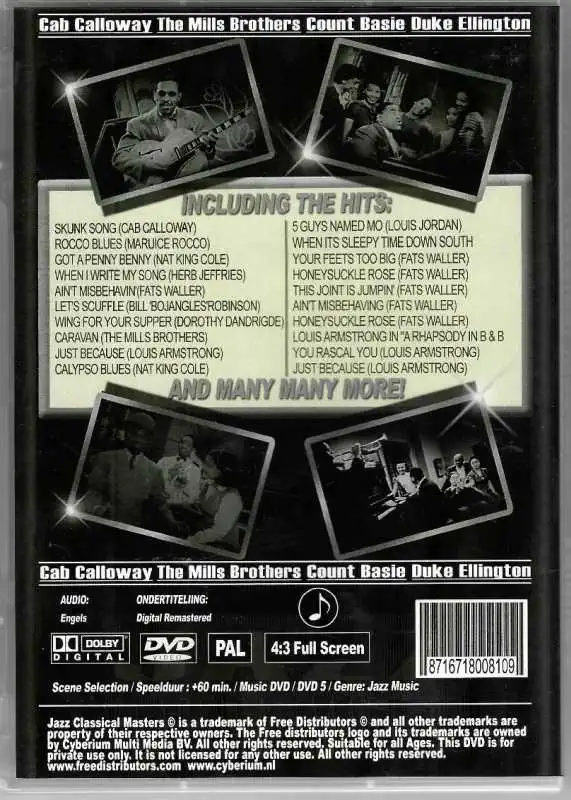 Jazz Classical Masters - Volume 2 - DVD plast