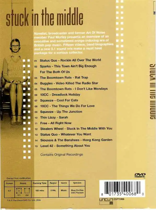 Stuck in the middle - DVD plast