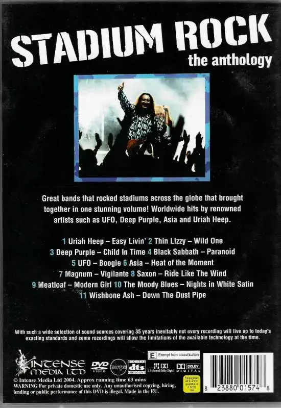 Stadium Rock - The anthology - DVD plast