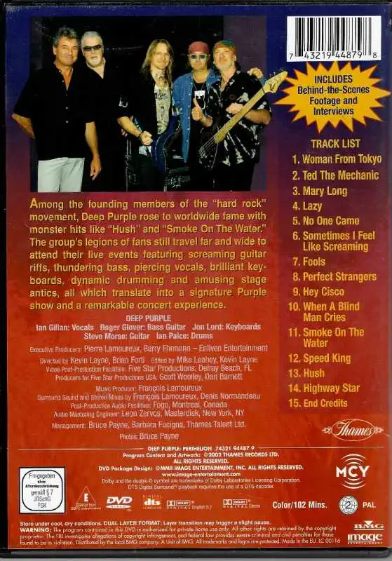 Deep Purple - Perihelion - DVD plast